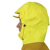 Vue de profil capuche magic avec casque