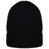 Bonnet en laine m�rinos par Native Spirit, Noir