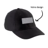 Casquettes broderie incluse avec votre logo, Noir