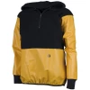 Sweat polaire renforc� � capuche Sotra par Guy Cotten, Jaune/Noir - Taille L