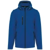 Veste Softshell 3 couches � capuche avec manches amovibles par Kariban, Bleu - Taille S