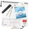Pack Capitaine 200, Chef de quart 500, Capitaine 3000 - Règle Cras personnalisée + Compas Laiton + Carte SHOM 7066 + Pochette de Rangement - Kit Officiel pour Candidat aux examens Pack Capitaine 200, Chef de quart 500, Capitaine 3000 - Règle Cras personnalisée + Compas Laiton + Carte SHOM 7066 + Pochette de Rangement - Kit Officiel pour Candidat aux examens