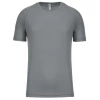  Tee-shirt technique manches courtes Homme 140 g par Proact, Gris - Taille S