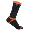 Chaussettes mi-mollet �tanches Hytherm Pro par DexShell, Noir/Orange - Taille S