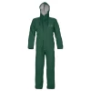 Couleur : Vert Combinaison imperméable cirée en Plavitex avec enduction PVC par Pros Wear, Vert - Taille XS