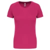  Tee-shirt technique manches courtes Femme 140 g par Proact, Fuchsia - Taille XS
