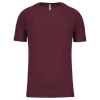  Tee-shirt technique manches courtes Homme 140 g par Proact, Bordeaux - Taille S