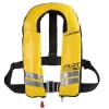 Gilet de sauvetage gonflable Pilot Pro 180 automatique UML Elite PVC avec harnais et sous-cutale par Plastimo, Jaune