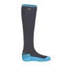 Chaussettes hautes �tanches Activ' Coolmax par Plastimo, Gris/Bleu - Taille S
