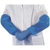 Lot de 100 Manchettes jetables poissonnier en poly�thyl�ne par Delta Plus, Bleu