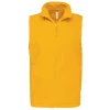 Gilet Micropolaire sans manches Homme par Kariban, Jaune - Taille S