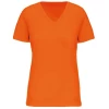 Lot de 5 tee-shirts Femme en coton bio 145 g par Kariban, Orange - Taille XS