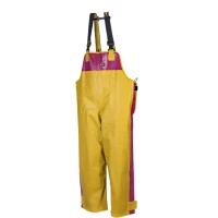 Cotte � bretelles Femme Salsa Nyp�che / Cap Coz par Guy cotten, Jaune/Rose - Taille XS