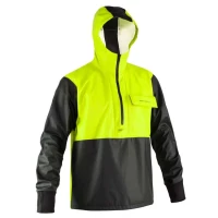 Vareuse cir� Neptune Anorak par Grund�ns, Jaune -Taille XS
