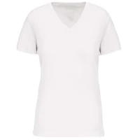 Lot de 5 tee-shirts Femme en coton bio 145 g par Kariban, Blanc - Taille XS