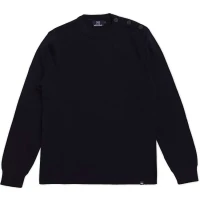 Pull marin Jersey Homme en pure laine m�rinos par All Oc�an, Marine - Taille S