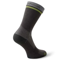 Chaussettes mi-mollet �tanches Coolmax par Typhoon - Gris/Jaune - Taille S