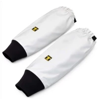 Manchettes Mar�e Glentex par Guy Cotten, Blanc - Taille S