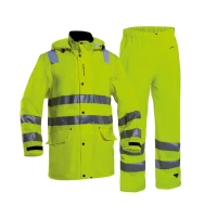 Ensemble Veste + Pantalon Pegasus Haute Visibilit� par Grundens, Jaune Fluo - Taille XS