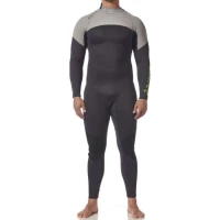 Combinaison int�grale Homme N�opr�ne Essentiel 3/2 mm par Typhoon, Gris/Noir - Taille S