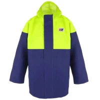 Veste cir� longue doubl�e Crew 211 par Stormline, Jaune/Bleu - Taille XS