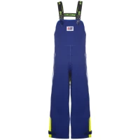 Cotte � bretelles doubl�e Crew 654 par Stormline, Bleu/Jaune fluo - Taille XS