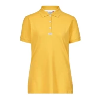 Polo Femme piqu� Essential par Musto, Jaune - Taille XS