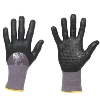 Gants de manutention lourde par WK.Designed To Work, Gris - Taille XS