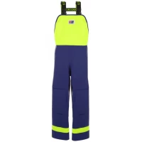 Cotte � bretelles Crew 640 par Stormline, Bleu/Jaune fluo - Taille XS