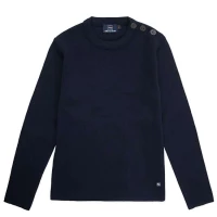 Pull marin Sauzon Femme en pure laine m�rinos par All Oc�an, Marine - Taille XS