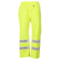 Pantalon cir� �tanche Poulflash haute visibilit� par Guy Cotten, Jaune Fluo - Taille XS
