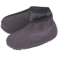 Chaussons polaire par Guy Cotten, Gris fonc� - Taille XS