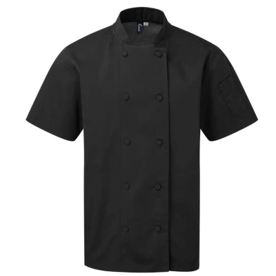 Veste de poissonnier manches courtes Coolchecker Noir - Premier
