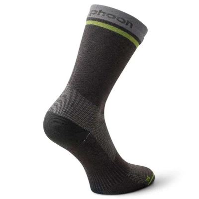Chaussettes mi-mollet �tanches Coolmax Gris/Jaune - Typhoon