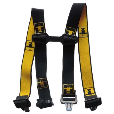 Bretelle de remplacement en H pour cottes type X-Trapper par Guy Cotten, Jaune/Noir - Guy Cotten