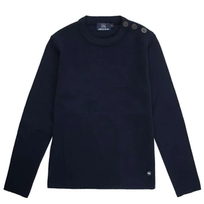 Pull marin Sauzon Femme en pure laine m�rinos Marine - All Oc�an