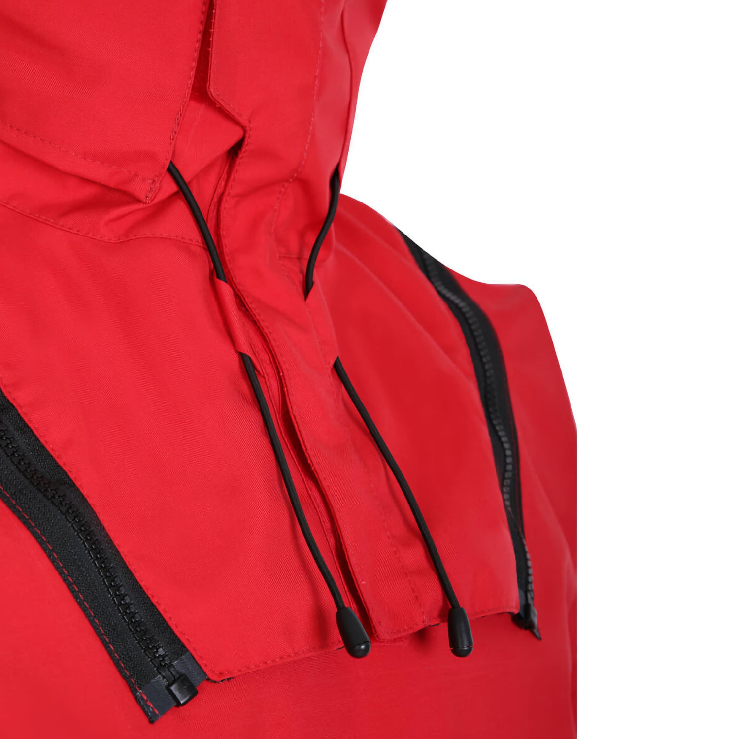 Détail cordon de serrage col