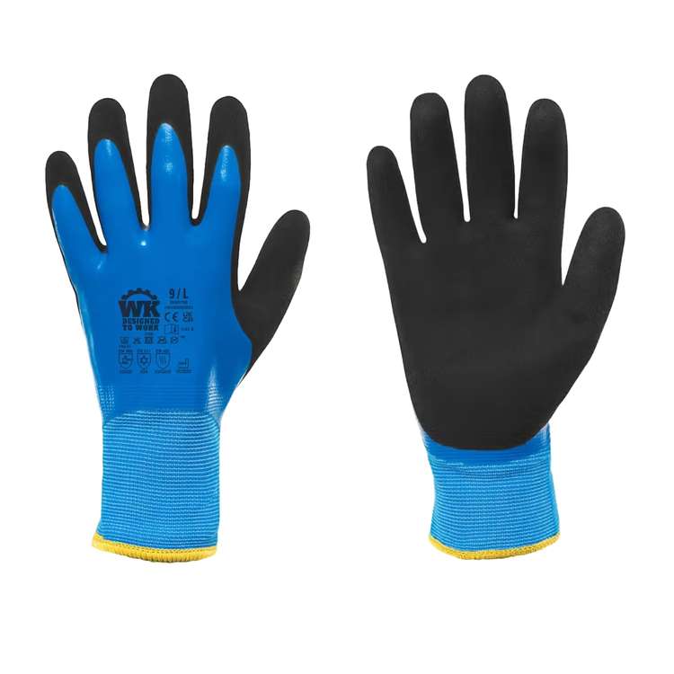 Gants de protection pour les environnements froids Bleu - WK. Designed To Work
