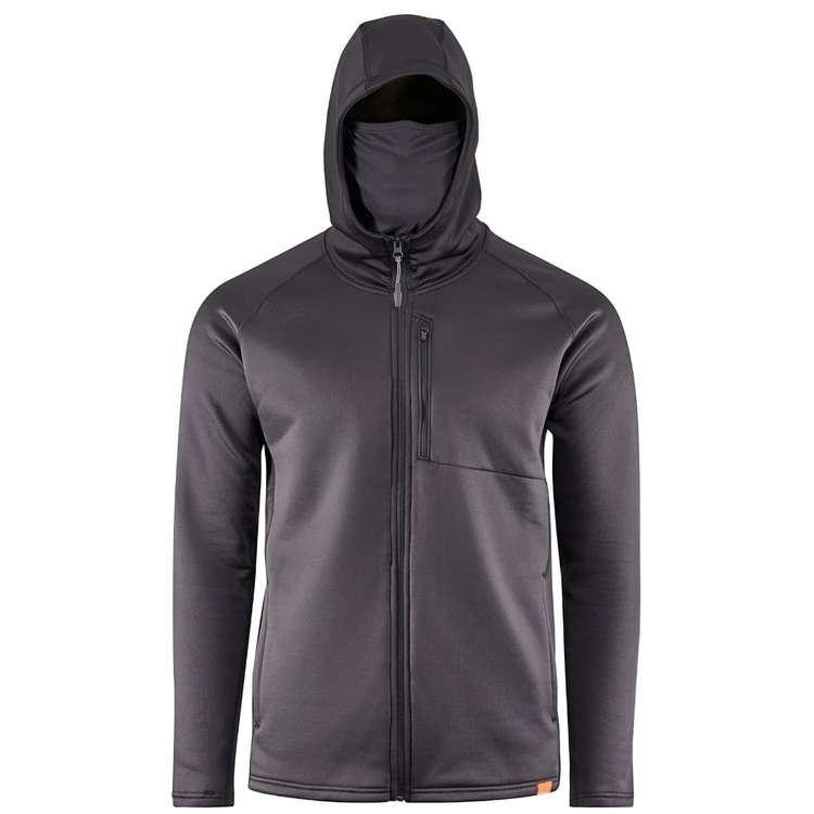 Sweat � capuche couche thermique Grundies Thermal FZ Noir - Grund�ns