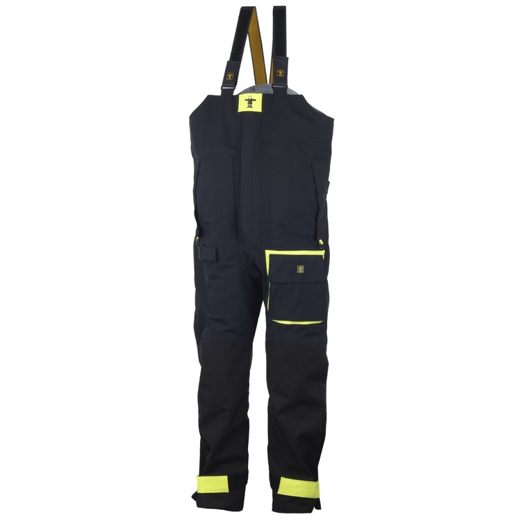 Salopette de quart Beaufort Dremtech+ Noir/Jaune fluo - Guy Cotten