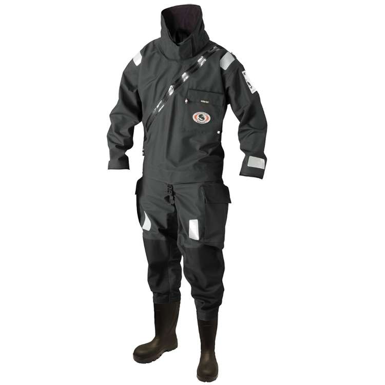 Combinaison s�che Sea Horse Confort 4 tex Noir - Ursuit