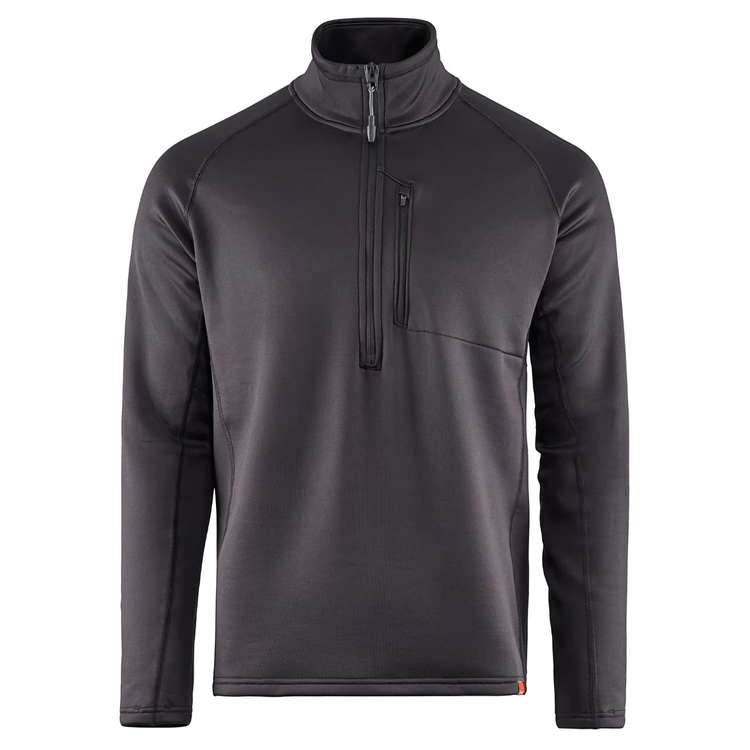 Pull sous-v�tement thermique Grundies Thermal � Zip par Grund�ns, Noir - Grund�ns
