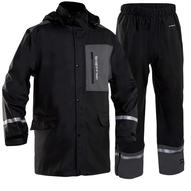 Ensemble Veste + Pantalon de pluie Sunnan Noir - Grund�ns